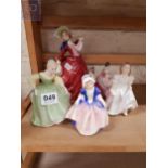 7 VARIOUS ROYAL DOULTON FIGURES