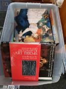 LARGE BOX LOT OF BOOKS MOSTLY ART RELATED