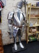 FULL SIZE SUIT OF ARMOUR & AXE