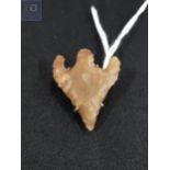 ANCIENT ARROWHEAD SET AS BROOCH