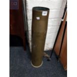 LARGE BRASS MILITARY SHELL