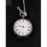 ANTIQUE SILVER COLLINGWOOD AND SON POCKET WATCH