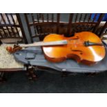 HALF-BASS CELLO WITH BOW AND CASE