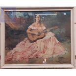 RETRO PRINT - THE SPANISH GUITAR