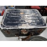 OLD ROYAL NAVAL ALUMINIUM SUITCASE