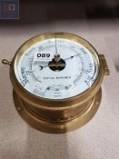 BRASS CASED SHIPS COMPASS