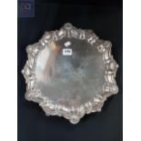 SILVER SALVER DUBLIN 1915-1916 MAKER WEST & SON APPROXIMATELY 780 GRAMS