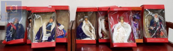 COLLECTION OF OLD PEGGY NISBET ROYALTY DOLLS