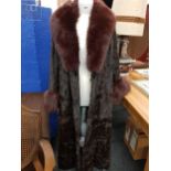 LONG VINTAGE FUR COAT