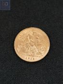 1913 GOLD HALF SOVEREIGN 4G