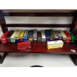 SHELF LOT OF MODEL BUSES