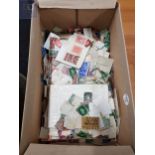 BOX OF STAMPS