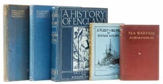 Ɵ KIPLING, Rudyard. (1865-1936). Five Works: First Editions, 1898-1927.