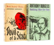 Ɵ BURGESS, Anthony. (1917-1993). Two Works: INSCRIBED and SIGNED First Editions. 1961-1964.