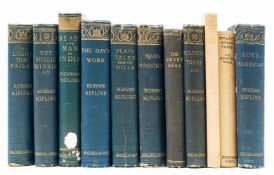 Ɵ KIPLING, Rudyard and others. First and later Editions, 1891-1936. (11)