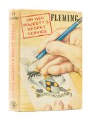 Ɵ FLEMING, Ian. (1908-1964). On Her Majesty's Secret Service. First Edition,1963.