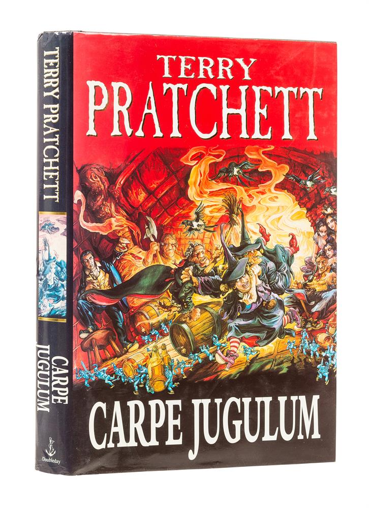 Ɵ PRATCHETT, Terry. Carpe Jugulum. Author's Presentation copy. First Edition. 1988.