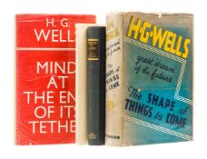 Ɵ WELLS, H.G. (1866 - 1946). Four Works: Frst Editions.1933-1982.