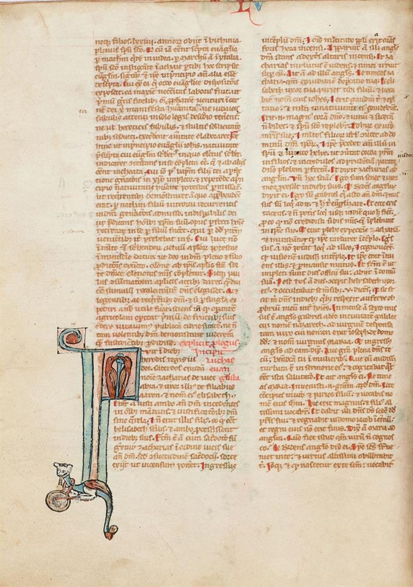 Ɵ The Bishop Carr Bible, in Latin, decorated manuscript on parchment - Image 7 of 10