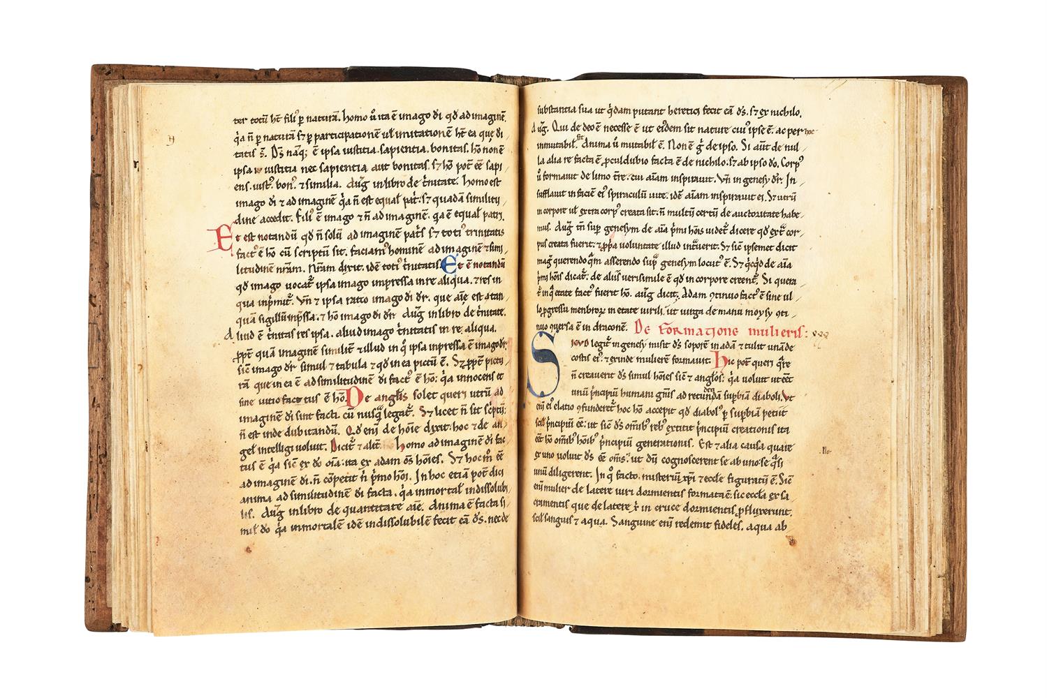 Ɵ Summa Sententiarum, ascribed to 'Master Odo', in Latin, decorated manuscript on parchment - Image 3 of 4