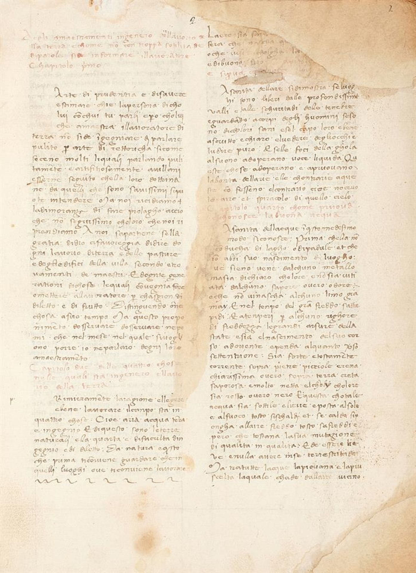 Ɵ The 'Harpenden codex' of Palladius, De re rustica, in the earliest Italian translation - Image 2 of 5
