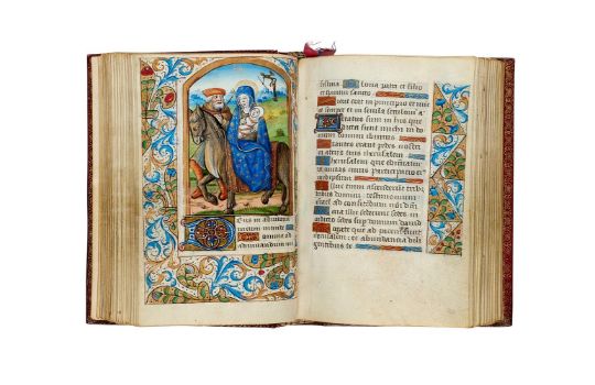Ɵ Book of Hours, Use of Paris, in Latin and French, illuminated manuscript on parchment