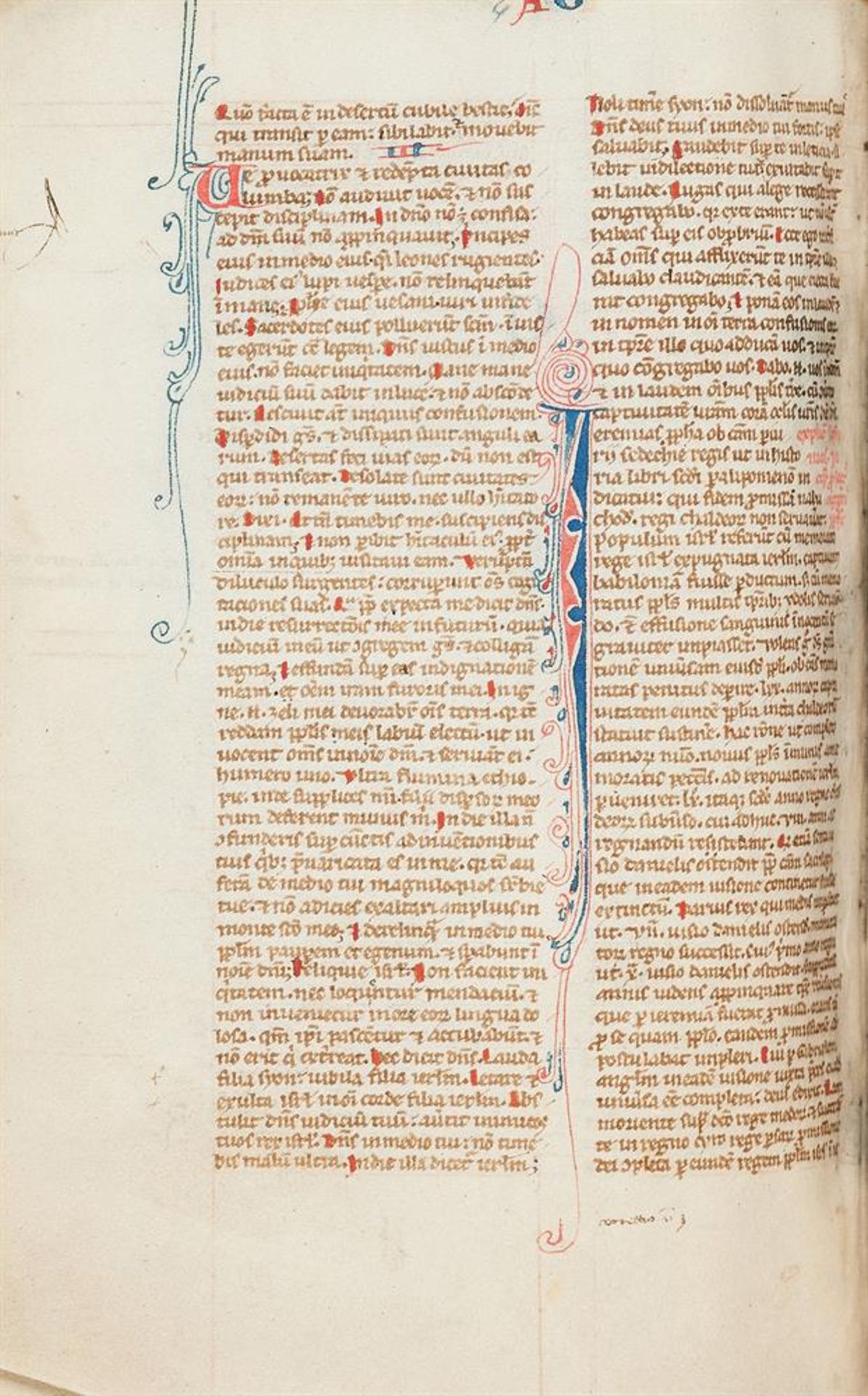 Ɵ The Bishop Carr Bible, in Latin, decorated manuscript on parchment - Image 6 of 10
