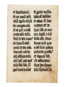 ‡ Leaf from the Ordinary of a Missal, in Latin, manuscript on parchment