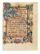 Leaves from an English Book of Hours, Use of Sarum, in Latin, illuminated manuscript
