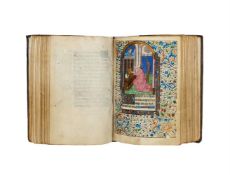 Ɵ Book of Hours, Use of Paris, in Latin and French, illuminated manuscript on parchment