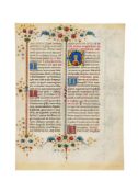 ‡ Leaf from the Llangattock Breviary, manuscript (Italy, 15th century)