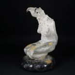 A Murano polychrome glass figure of an imprisoned harpy, Danilo Zanello