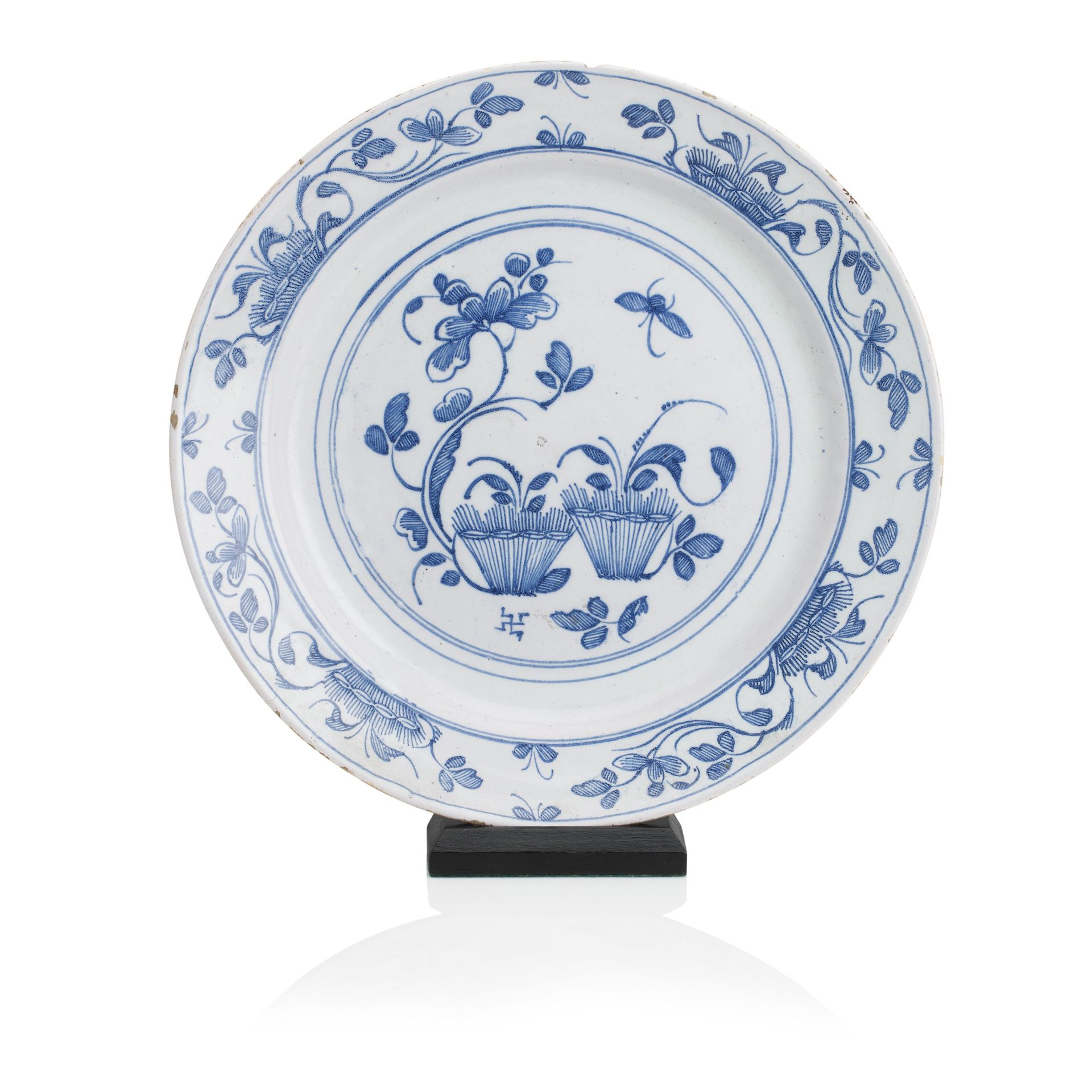 A DUBLIN DELFT CHARGER Circa 1750