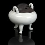 A CHINESE BLANC DE CHINE CENSER 18th century