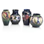 A MOORCROFT ANENOME PATTERN VASE Circa 1920