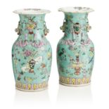 A PAIR OF CHINESE STRAITS PORCELAIN VASES Circa 1880 (2)