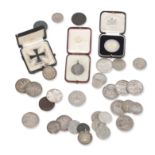 A COLLECTION OF COINS AND MEDALS (Qty)