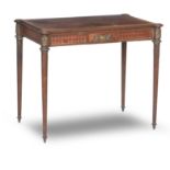 A LOUIS XVI STYLE KINGWOOD ORMOLU MOUNTED TABLE Late 19th century