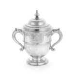 An early 18th century silver two-handled cup and cover Edmund Pearce London, no date letter circa...
