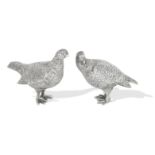 A pair of silver grouse William Comyns, London 2012 (2)