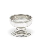 A Victorian silver salt for Magdalen College Oxford George Maudsley Jackson, London 1894, also in...