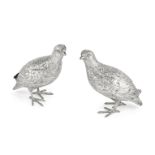 A pair of silver Partridges Martin R Blackwell, London 2018