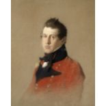 R. Coslett (British, 19th century) Portrait of an officer