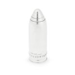 An unusual novelty silver artillery shell spirit flask / scent bottle Stewart Dawson & Co Ltd, Bi...
