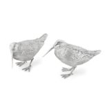 A pair of silver Woodcocks Martin R Blackwell, London 2021 (2)
