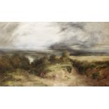 David Cox Snr. O.W.S. (British, 1783-1859) Landscape after a storm: Vale of Clwyd looking to Rhyl...