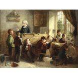William Hemsley (British, 1819-1893) The school room