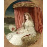 Circle of John Robert Dicksee (British, 1817-1905) Cinderella going to the ball unframed