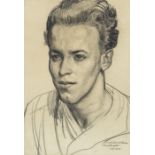 Dame Laura Knight, RA, RWS (British, 1877-1970) Portrait of Leighton Lucas