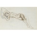 Sir William Russell Flint, RA, PRWS (British, 1880-1969) Reclining nude